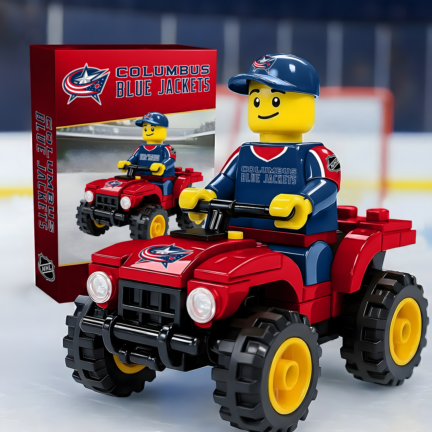 COL X NHL Team Off-Road Vehicle Building Block Set NAK NHT