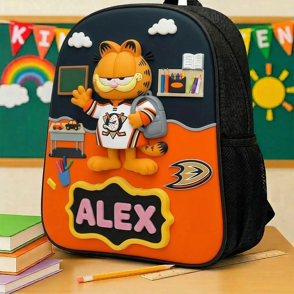 Cute cartoon character backpacks AD x NHL Gifts for children on the occasion of the new school year NAK TTT