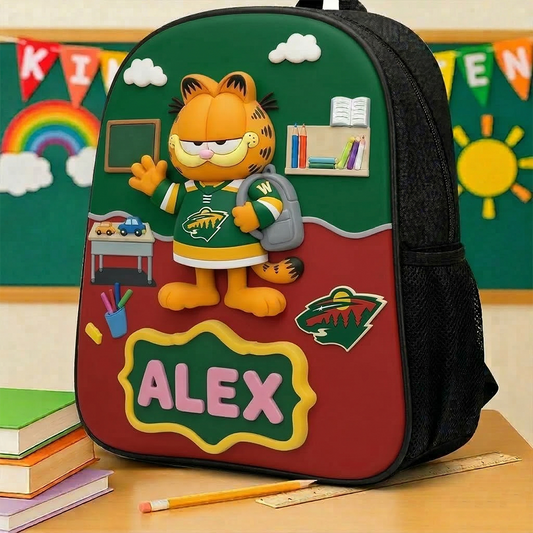 Cute cartoon character backpacks MW x NHL Gifts for children on the occasion of the new school year NAK TTT