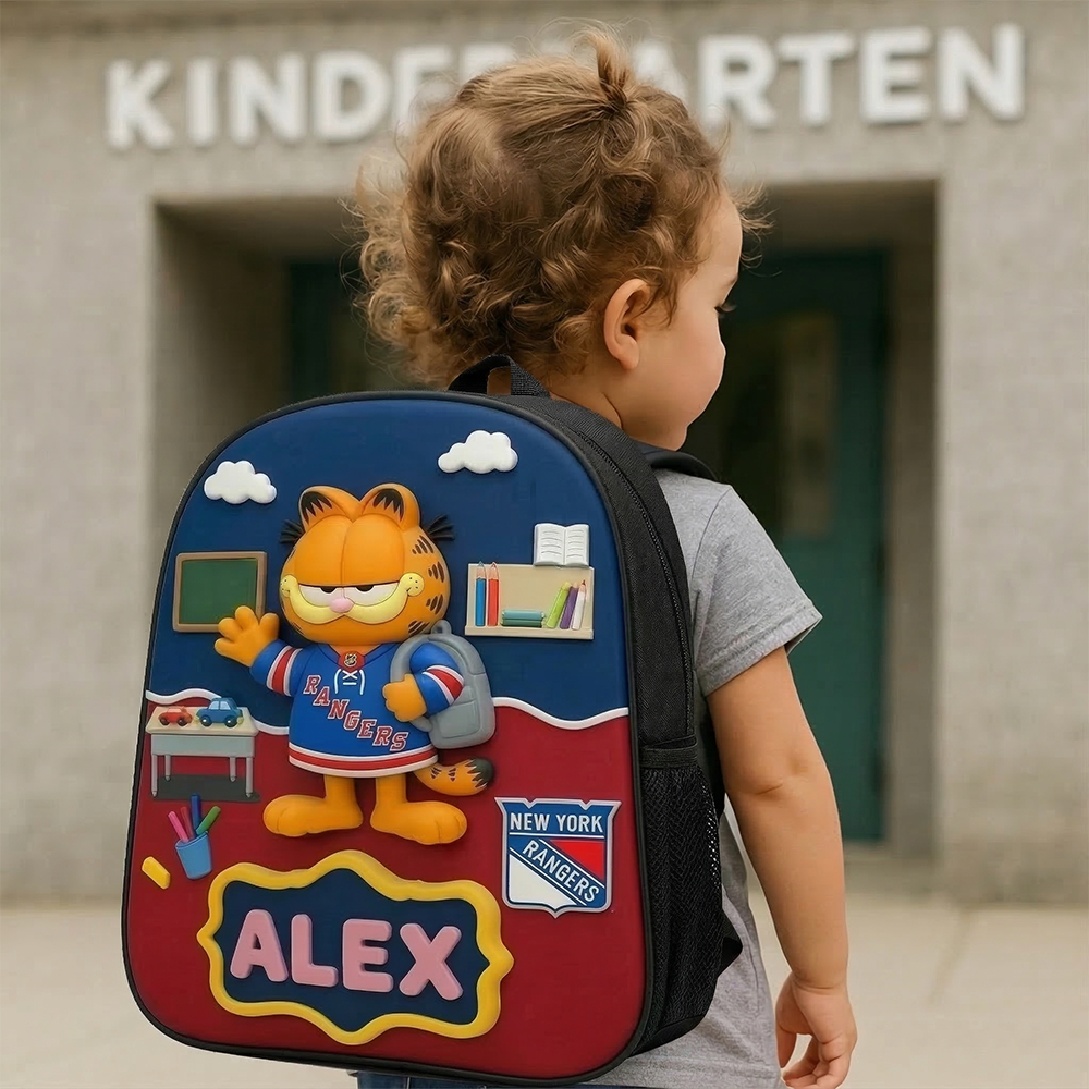 Cute cartoon character backpacks NYR x NHL Gifts for children on the occasion of the new school year NAK TTT