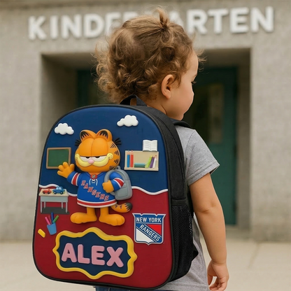 Cute cartoon character backpacks NYR x NHL Gifts for children on the occasion of the new school year NAK TTT