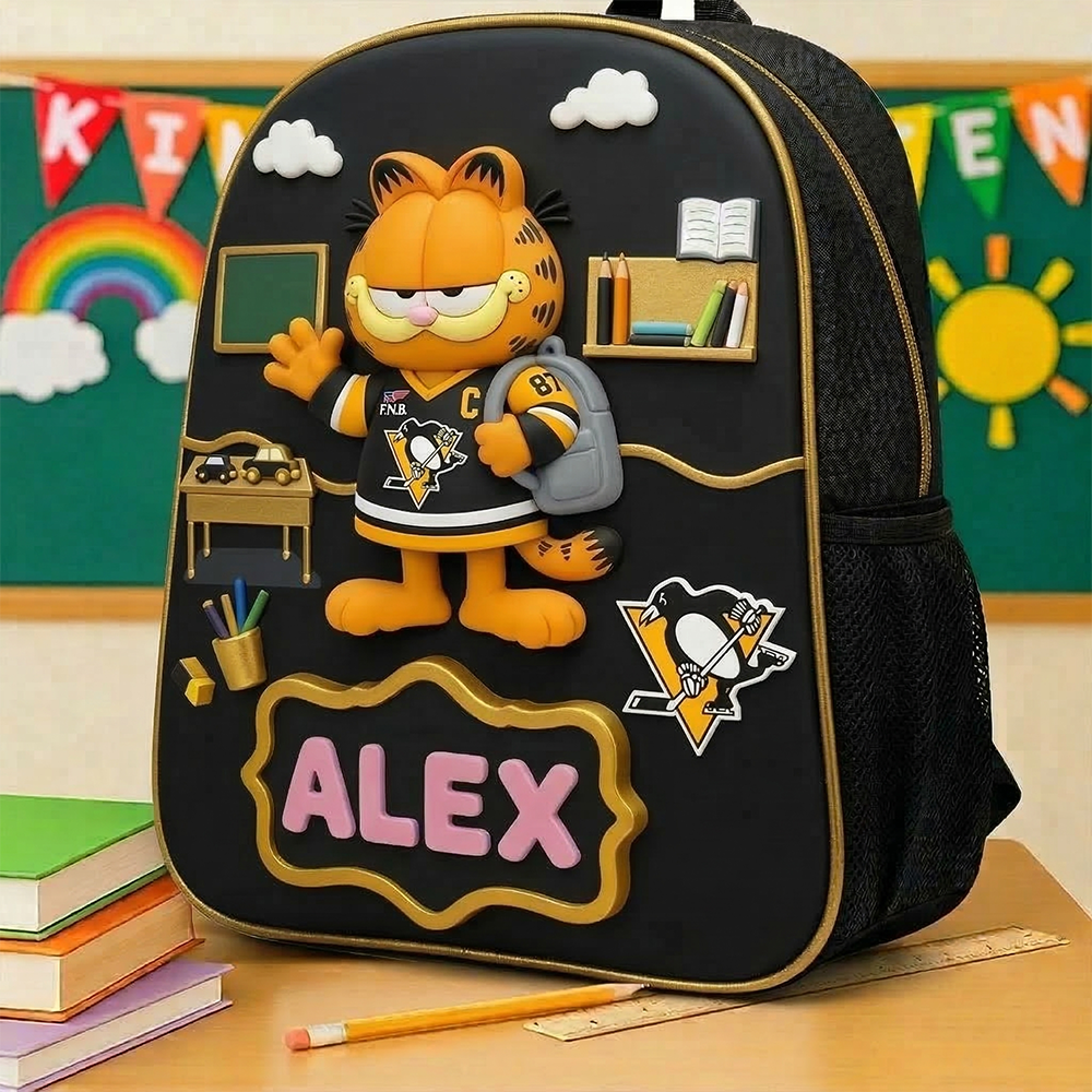 Cute cartoon character backpacks PP x NHL Gifts for children on the occasion of the new school year NAK TTT