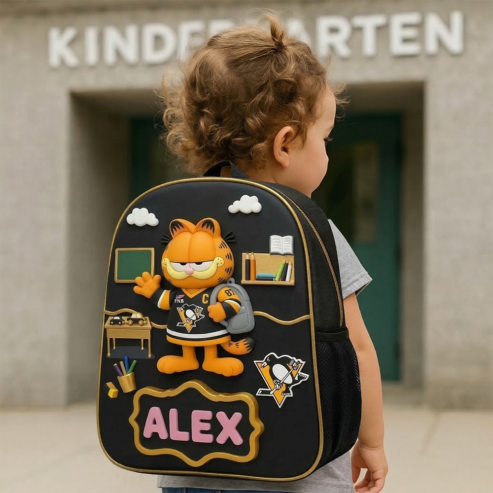 Cute cartoon character backpacks PP x NHL Gifts for children on the occasion of the new school year NAK TTT