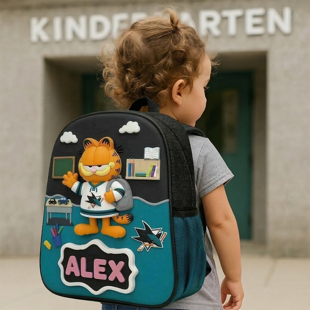Cute cartoon character backpacks SJS x NHL Gifts for children on the occasion of the new school year NAK TTT