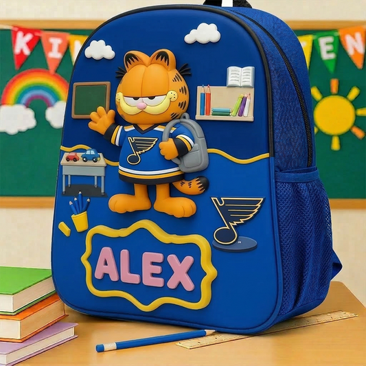 Cute cartoon character backpacks SLB x NHL Gifts for children on the occasion of the new school year NAK TTT