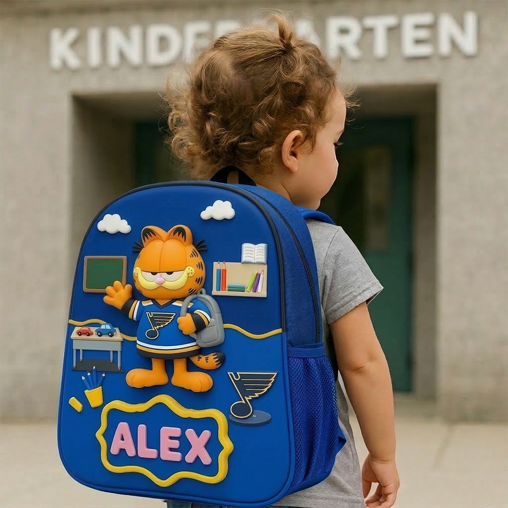Cute cartoon character backpacks SLB x NHL Gifts for children on the occasion of the new school year NAK TTT