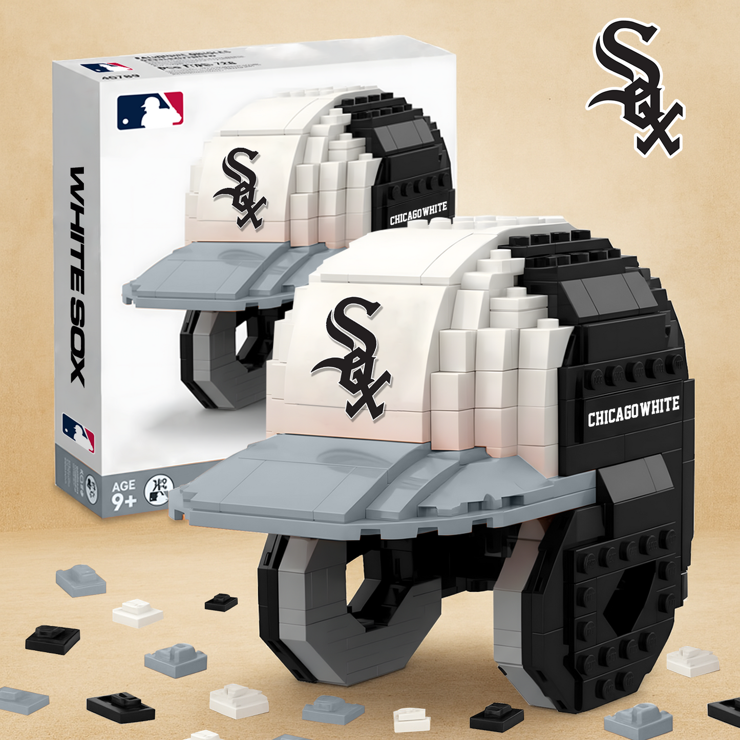 CWS X MLB Baseball Helmet Building Blocks V1 NAK NHT