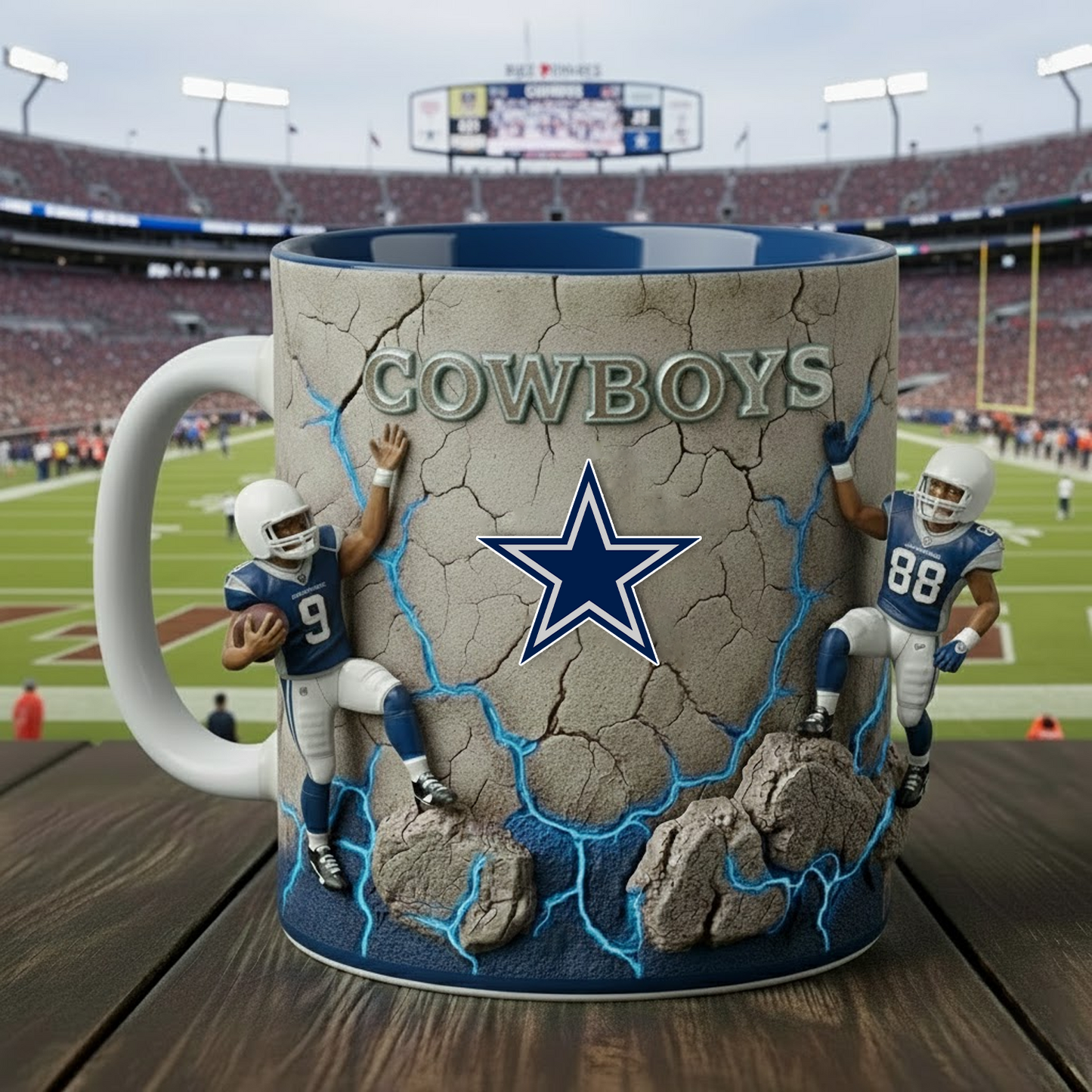 DAL X NFL Coffee Accent Mug - Personalized Gifts NAK NHT