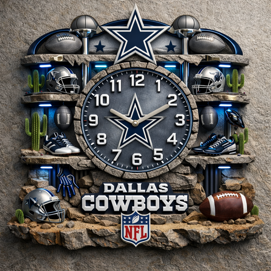 DAL X NFL Master Arena Clock NAK NHT