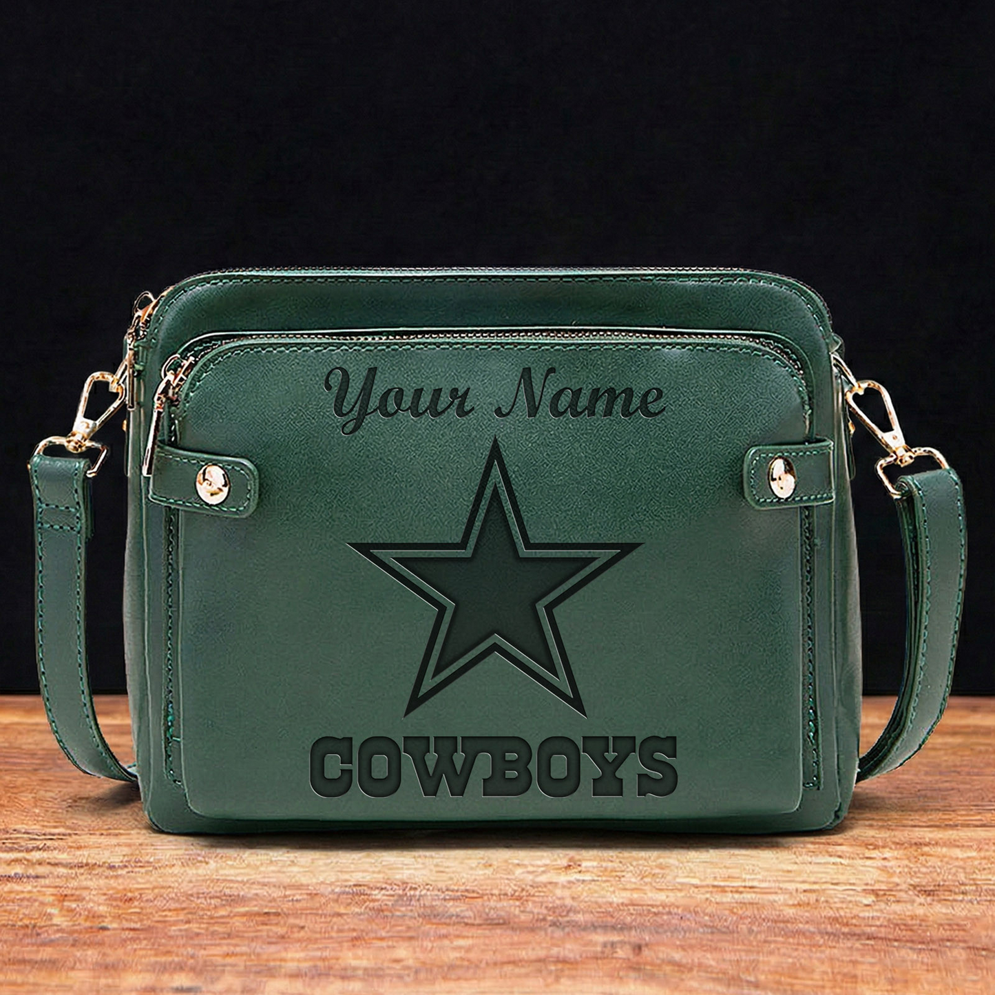 DAL x NFL Shoulder Crossbody Handbag DATND TANTD