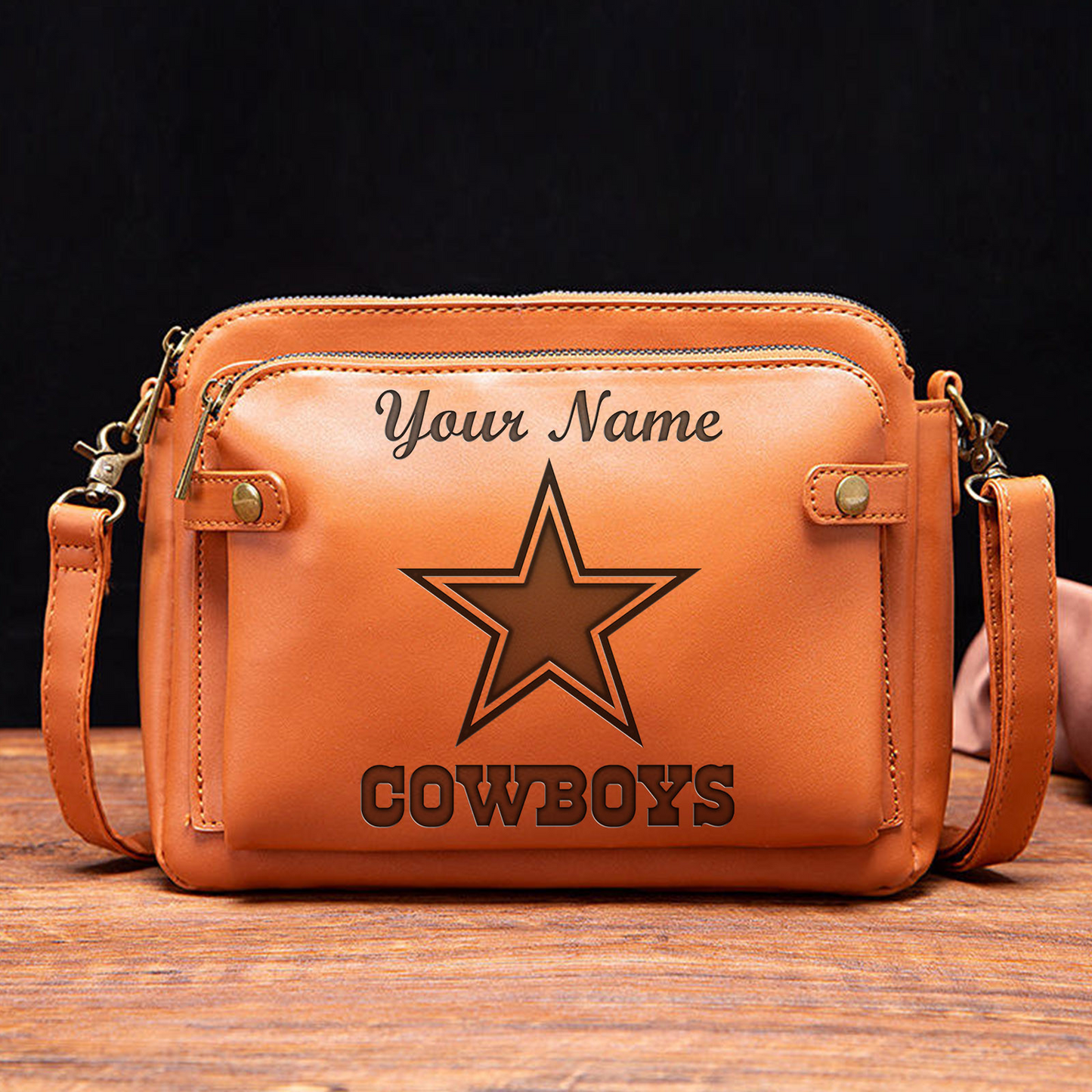 DAL x NFL Shoulder Crossbody Handbag DATND TANTD