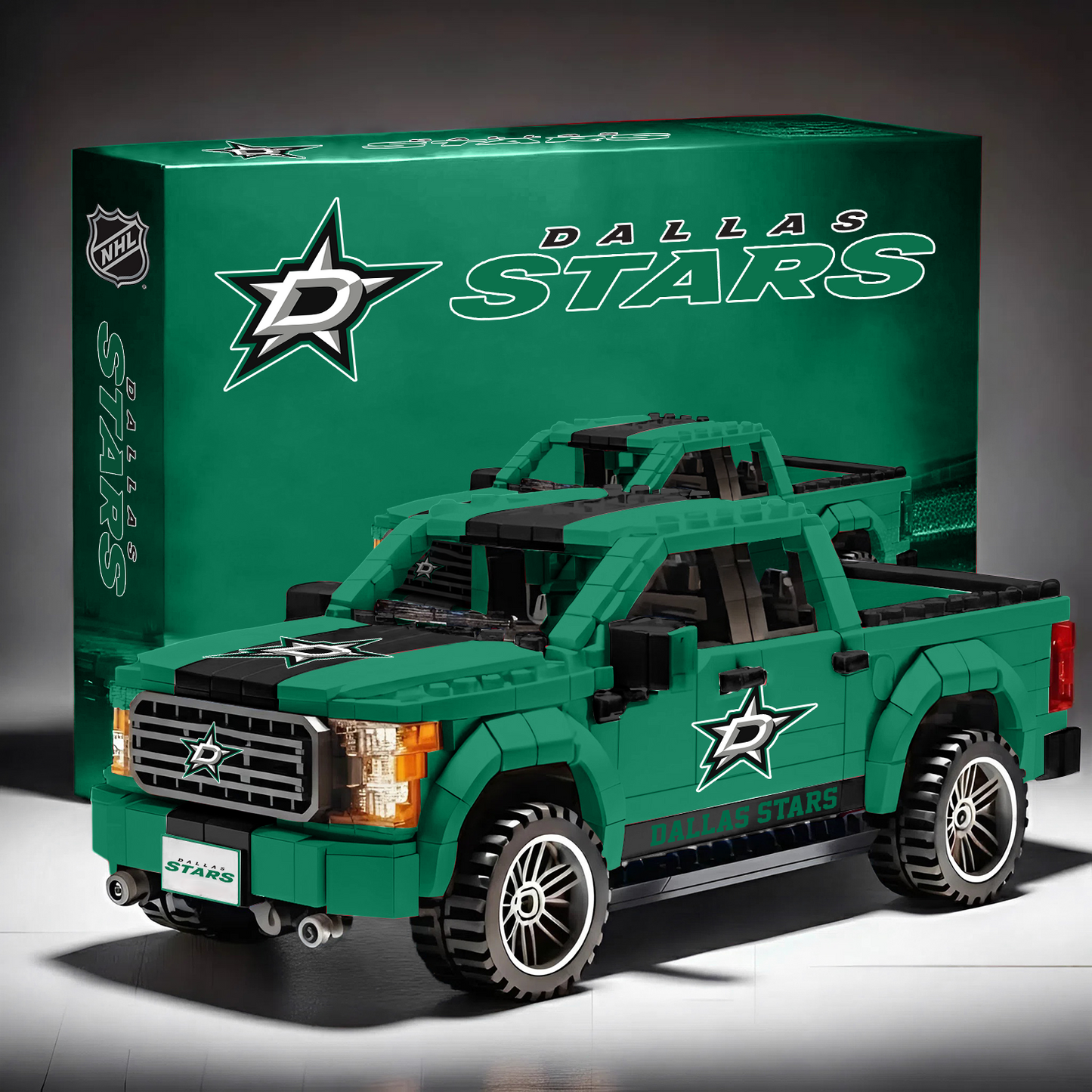 NHL 3D Racing Truck Model Building Block Set V1 NAK NHT
