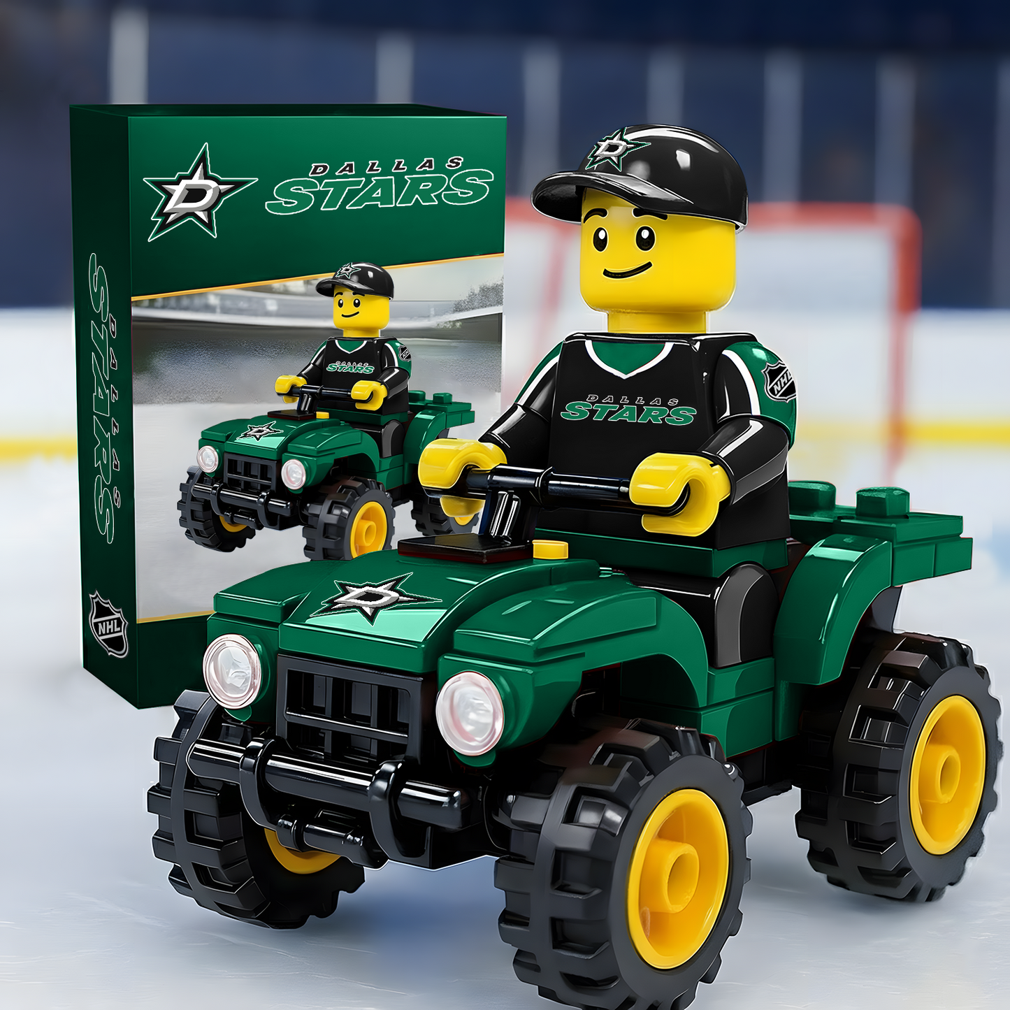 DAL X NHL Team Off-Road Vehicle Building Block Set NAK NHT