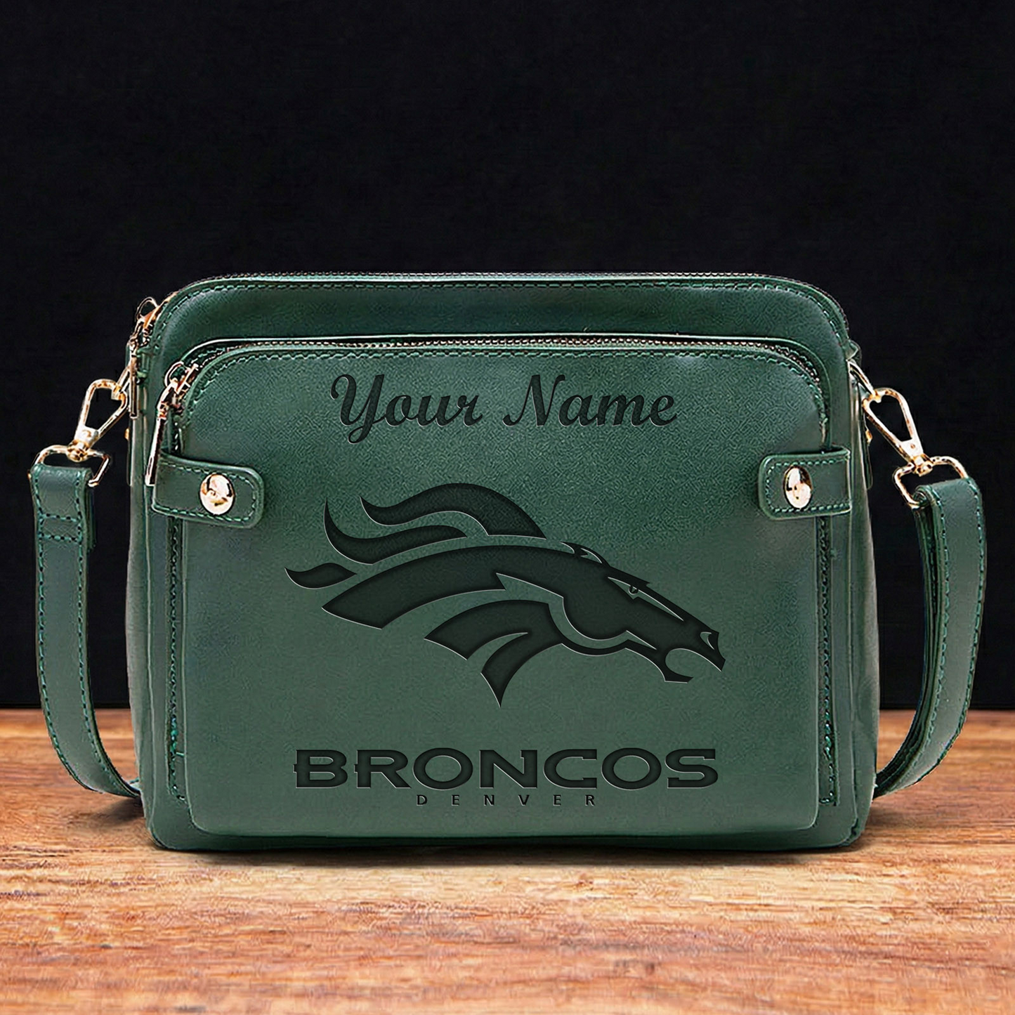 DEN x NFL Shoulder Crossbody Handbag DATND TANTD