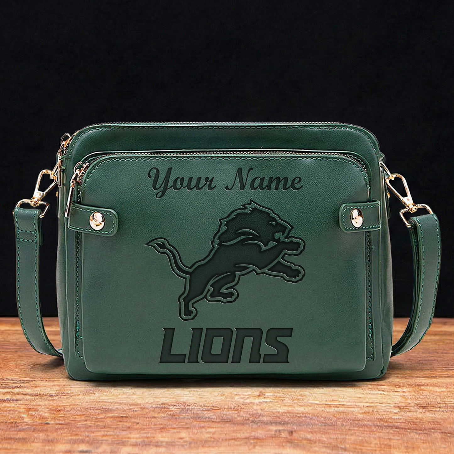 DET x NFL Shoulder Crossbody Handbag DATND TANTD