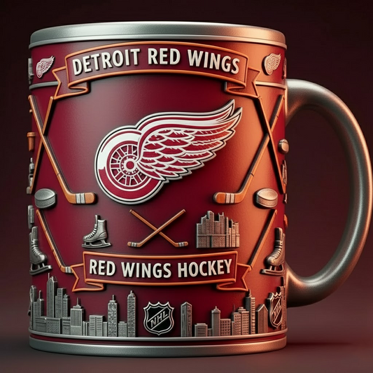 DET X NHL Hockey Commemorative Mug Collection - Limited Edition NAK NHT