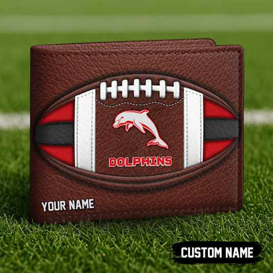 DOL x NRL Premium Leather Wallet DDT NTL