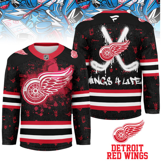 DRW Premium NHL Graffiti My Team 4 Life Hockey Jersey DDT NTL