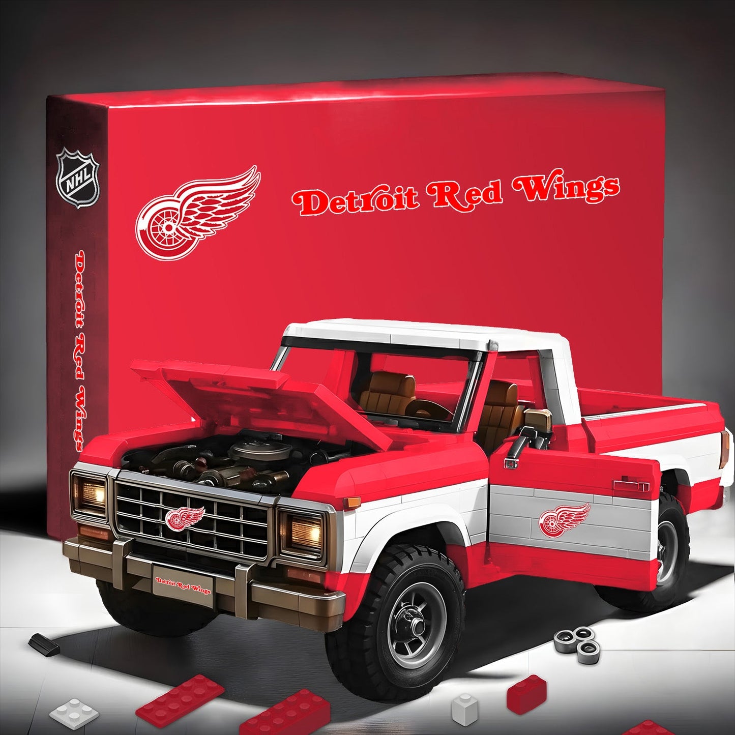 DRW x NHL 3D ford F150 buiding block Toy Set NDT LVH