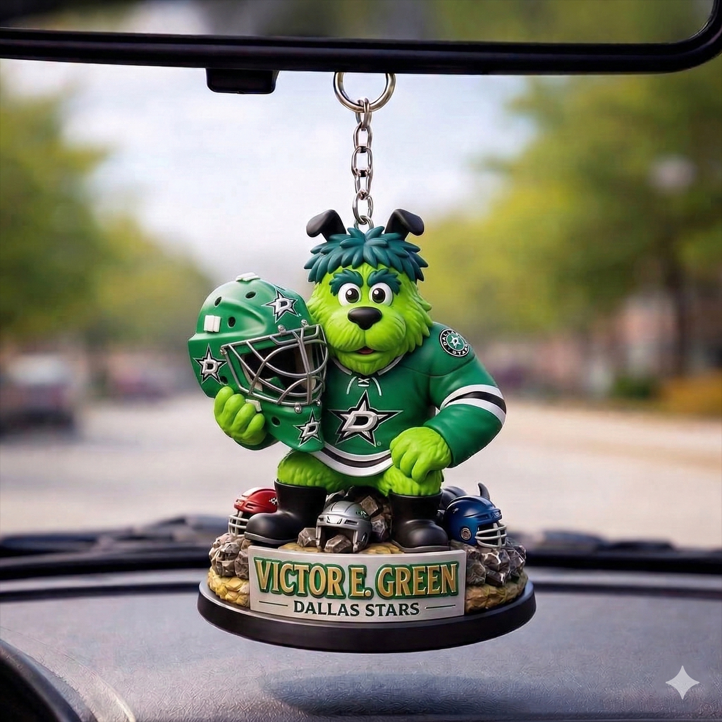 DS x NHL Guardian Mascot Car Decor NAK TTT