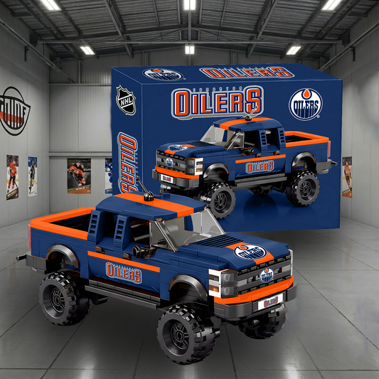 EDM X NHL Raptor pickup truck building block set NAK NHT