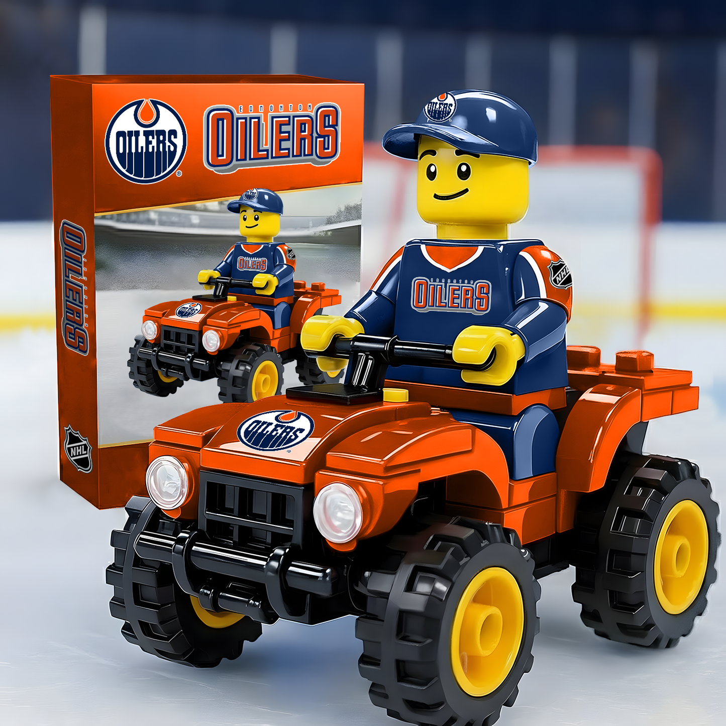 EDM X NHL Team Off-Road Vehicle Building Block Set NAK NHT