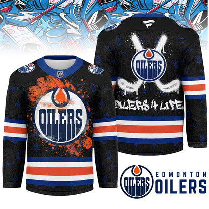 EO Premium NHL Graffiti My Team 4 Life Hockey Jersey DDT NTL