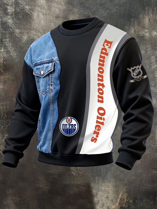 EO x NHL Denim & Sporty Hybrid Jacket Line NAK CTKT