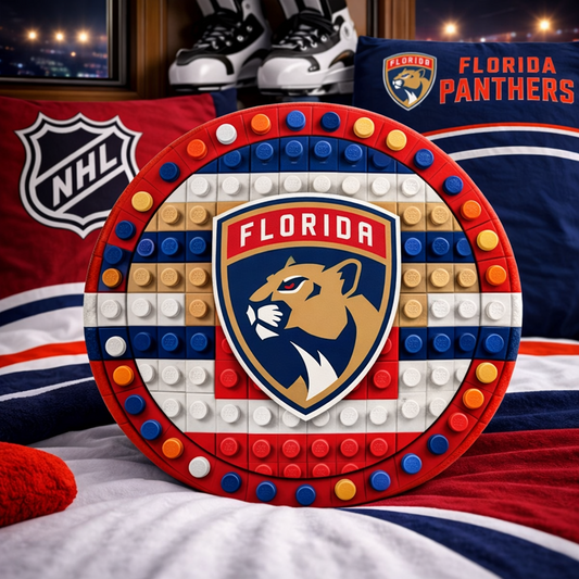 FLO x NHL Hockey Logo Plush Pillow NAK NHT