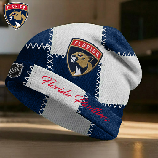 FLO X Premium NHL Vintage Patchwork Beanie Hat V1 NAK NHT