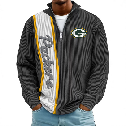 GB x NFL Mokaloha Men's Waffle Henley Shirts DATND TANTD