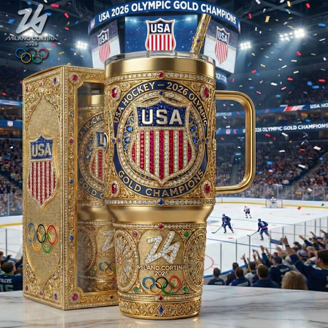 HANDLE TUMBLER USA ICE HOCKEY 2026 V1 NAK NHT