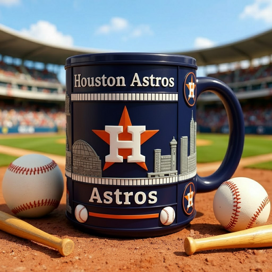 HOU X MLB Iconic City Baseball Mug V1 NAK NHT