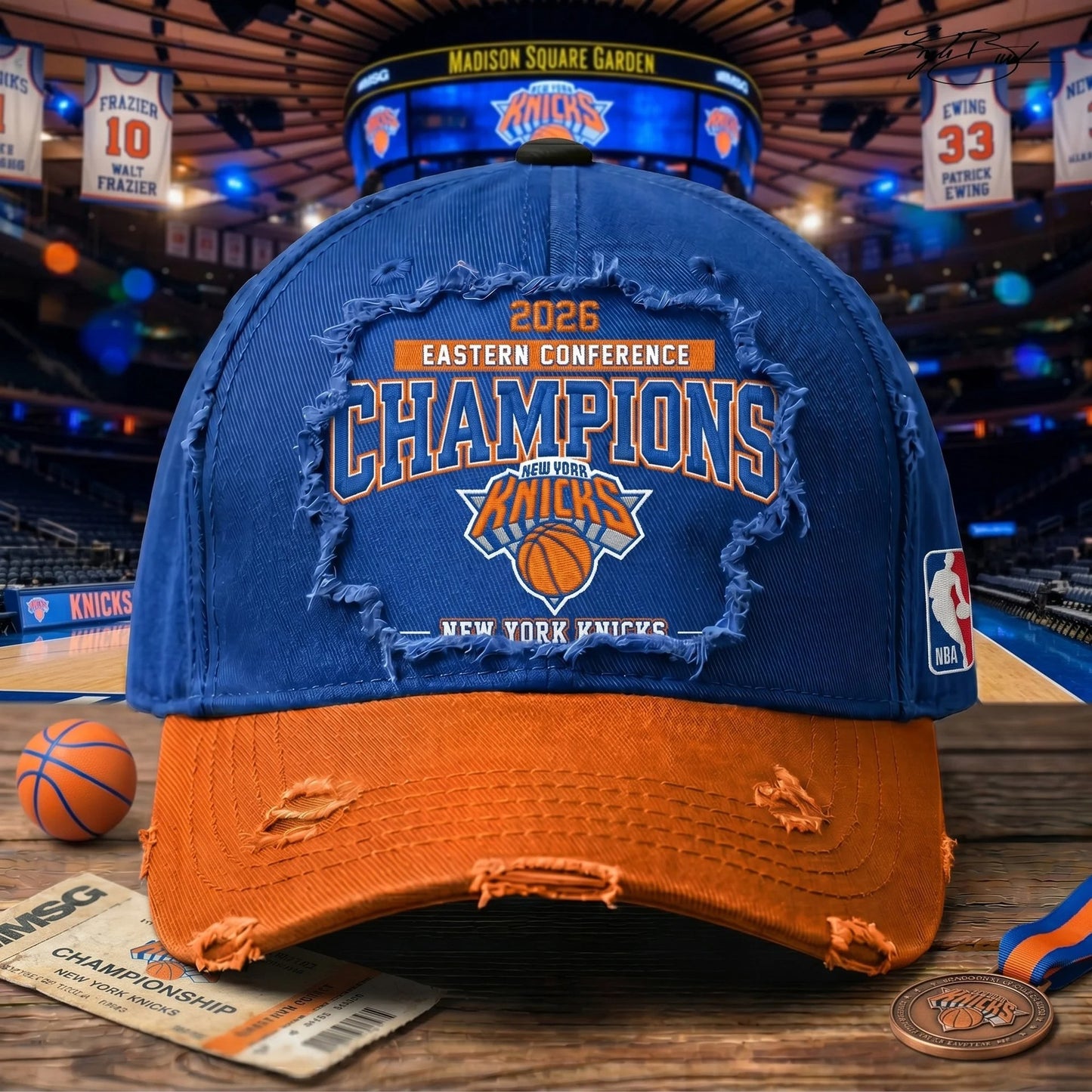 NYK Premium NBA Eastern Conference 2026 V4 Classic Cap DDT 020626 HLPhuong
