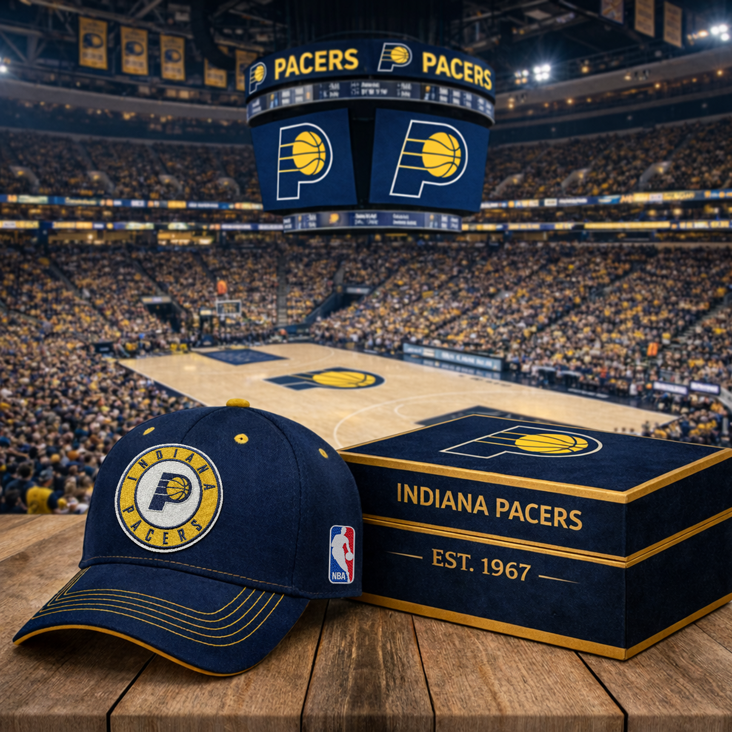 IND x NBA Classic Fan Snapback Hat NAK NHT