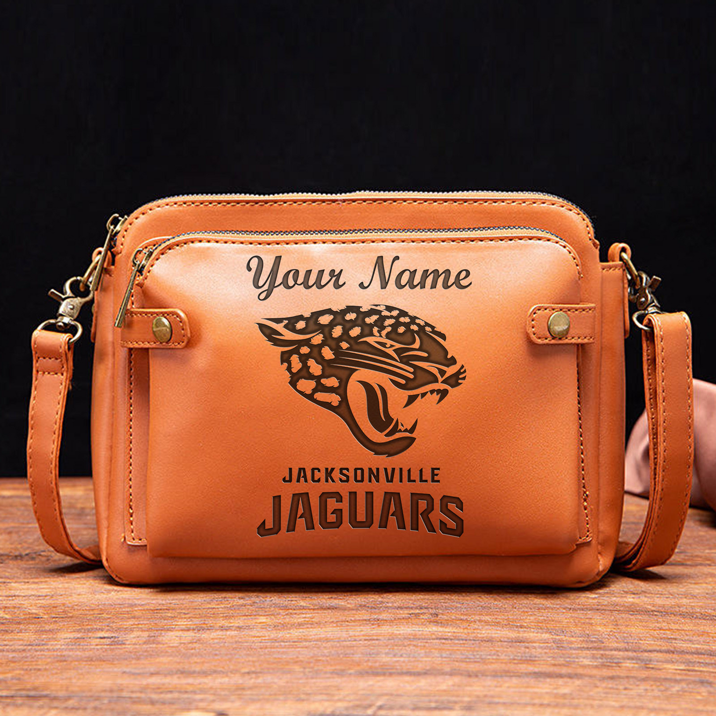 JAX x NFL Shoulder Crossbody Handbag DATND TANTD