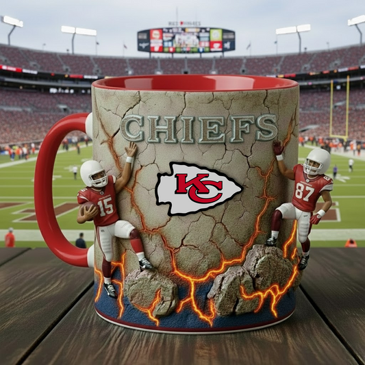 KC X NFL Coffee Accent Mug - Personalized Gifts NAK NHT