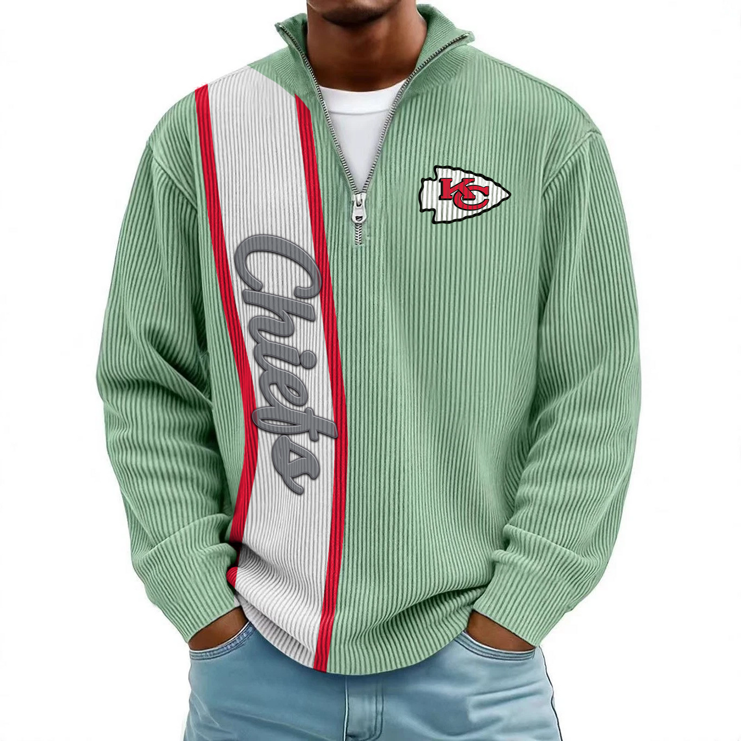 KCC x NFL Mokaloha Men's Waffle Henley Shirts DATND TANTD