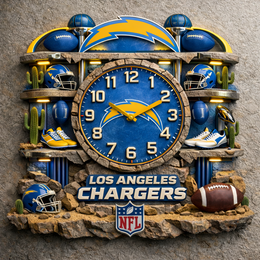 LAC X NFL Master Arena Clock NAK NHT