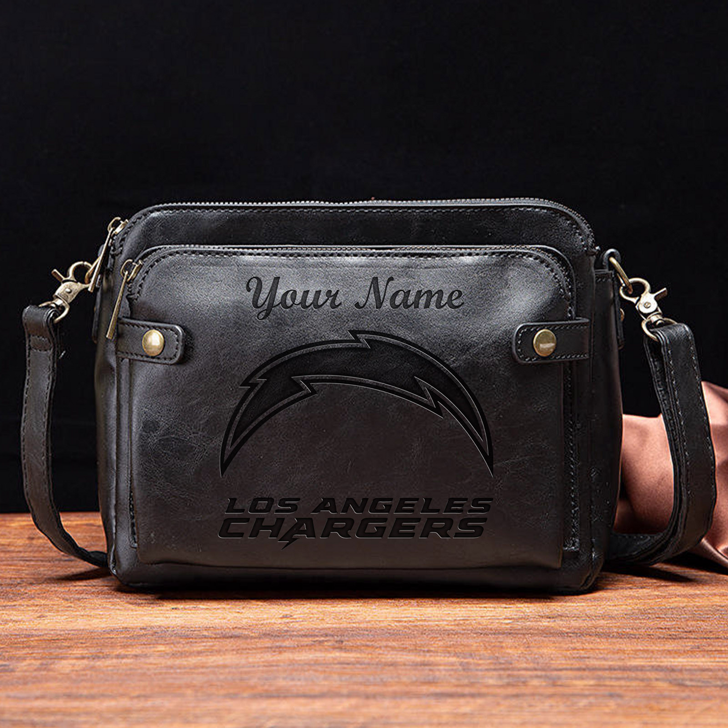 LAC x NFL Shoulder Crossbody Handbag DATND TANTD