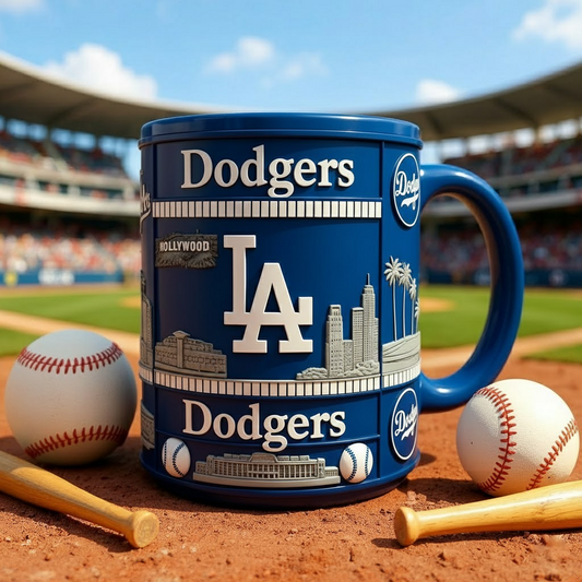 LAD X MLB Iconic City Baseball Mug V1 NAK NHT