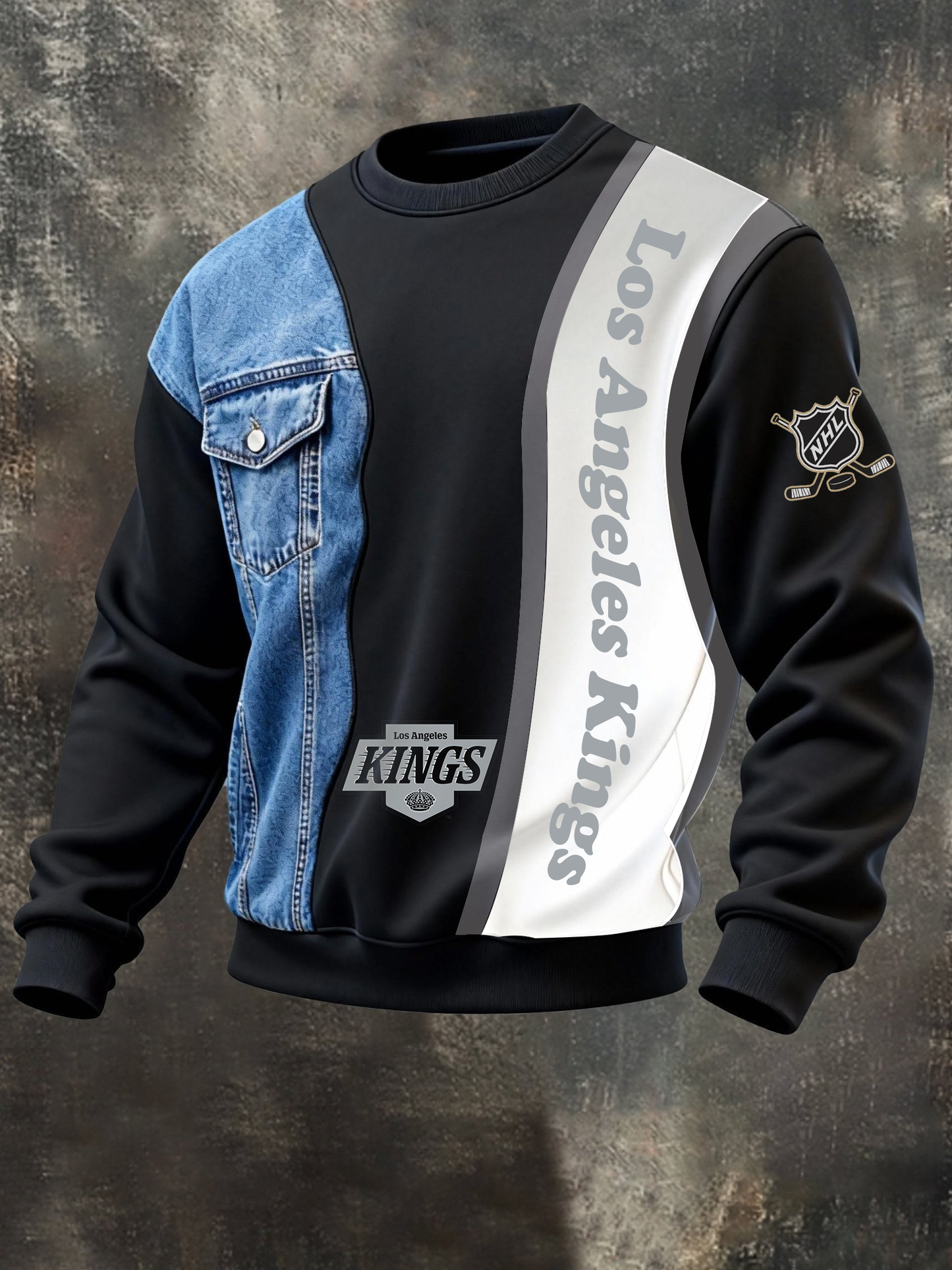 LAK x NHL Denim & Sporty Hybrid Jacket Line NAK CTKT