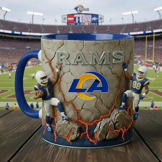 LAR X NFL Coffee Accent Mug - Personalized Gifts NAK NHT
