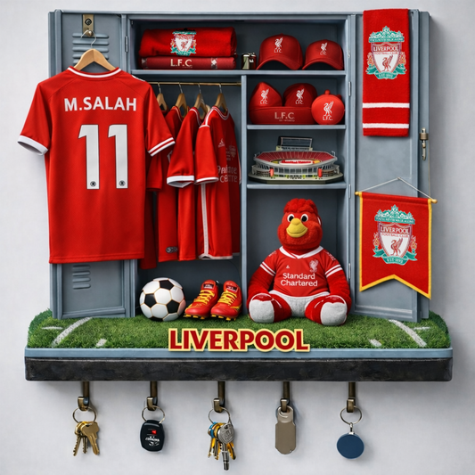 LIV x EPL Changing Room Personalized 3D Visual Effect Acrylic Key Holder DDT NTL