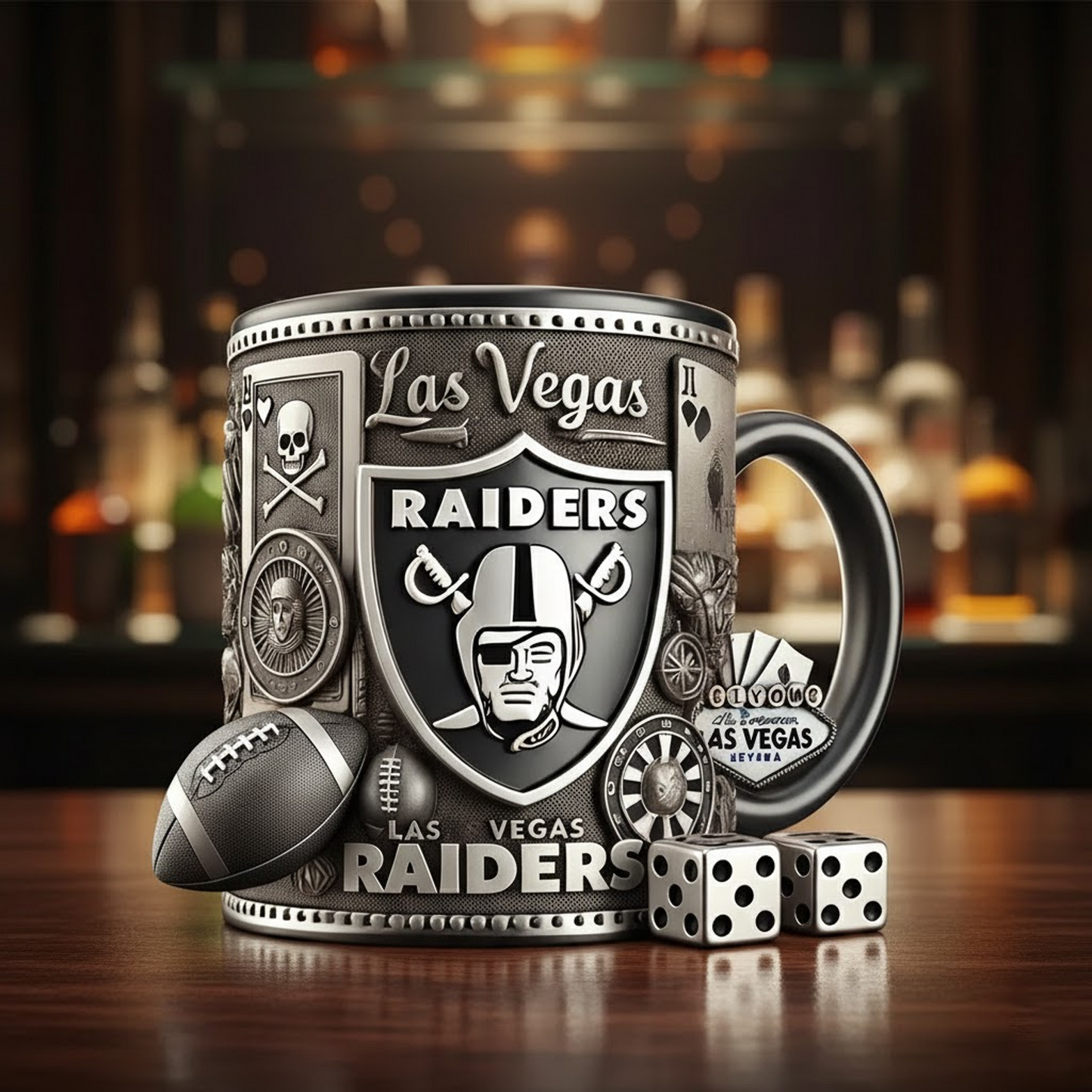 LV X NFL football team Mug Series- Limited Edition Collectible NAK NHT