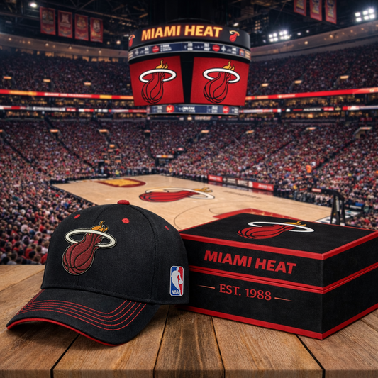 MIA x NBA Classic Fan Snapback Hat NAK NHT