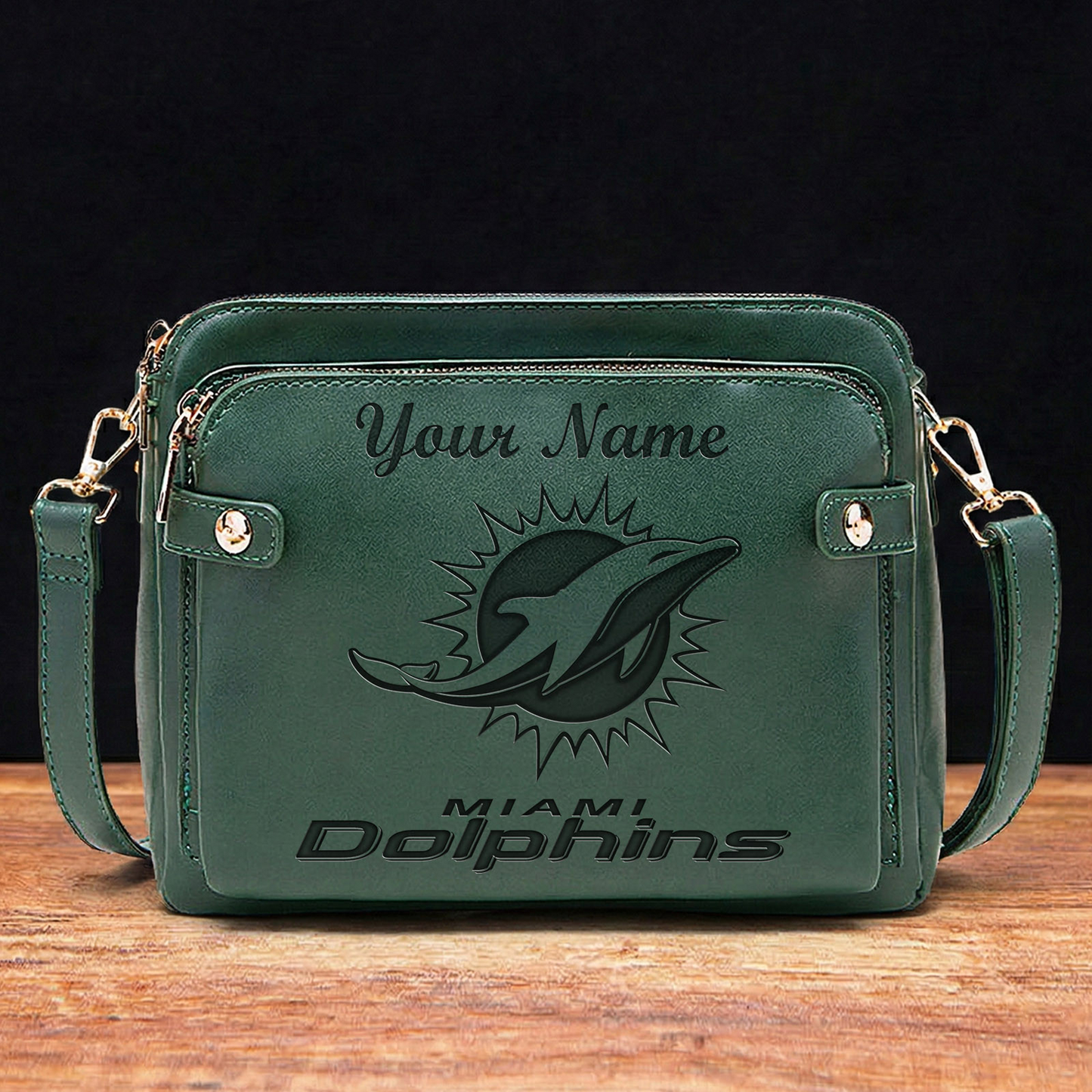 MIA x NFL Shoulder Crossbody Handbag DATND TANTD