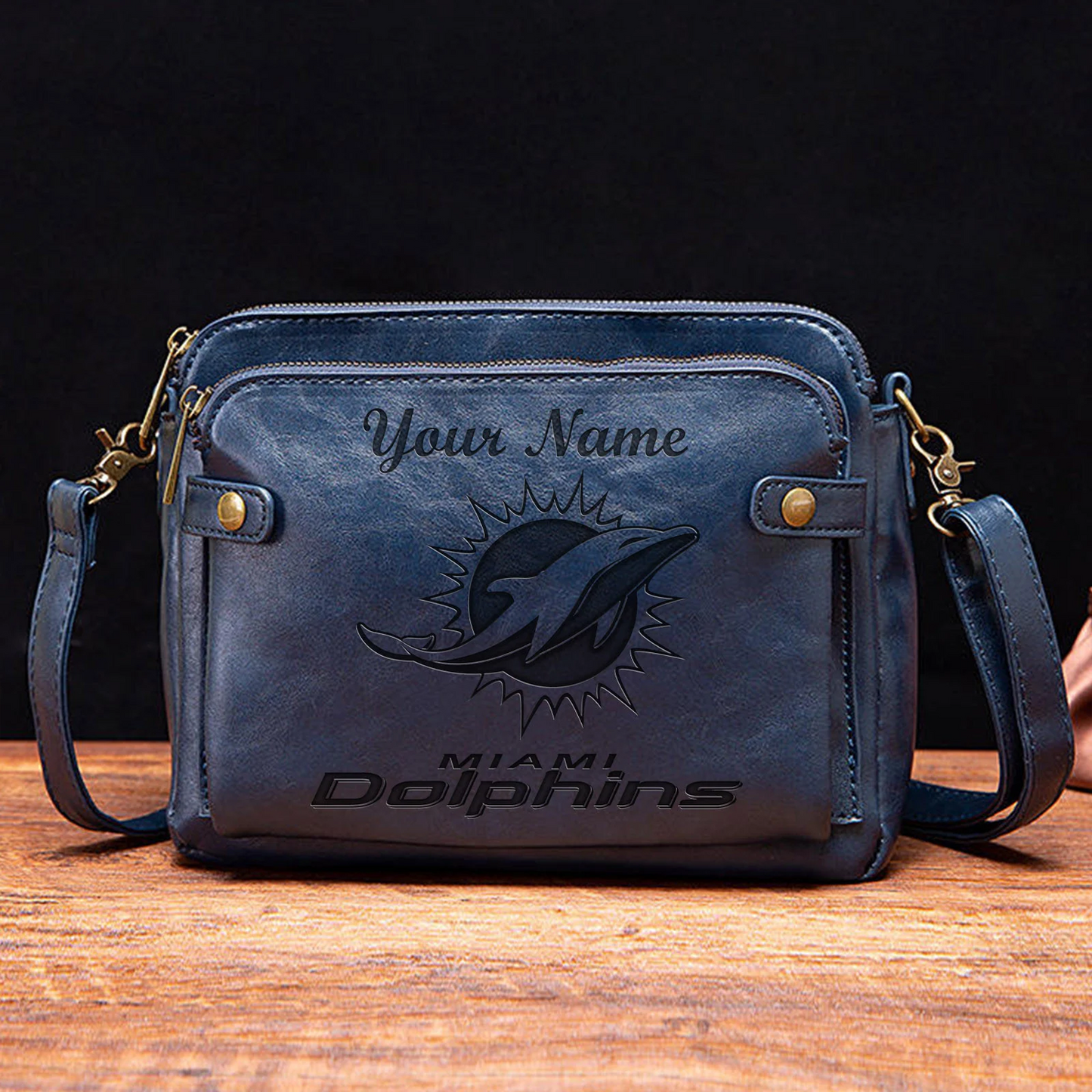 MIA x NFL Shoulder Crossbody Handbag DATND TANTD
