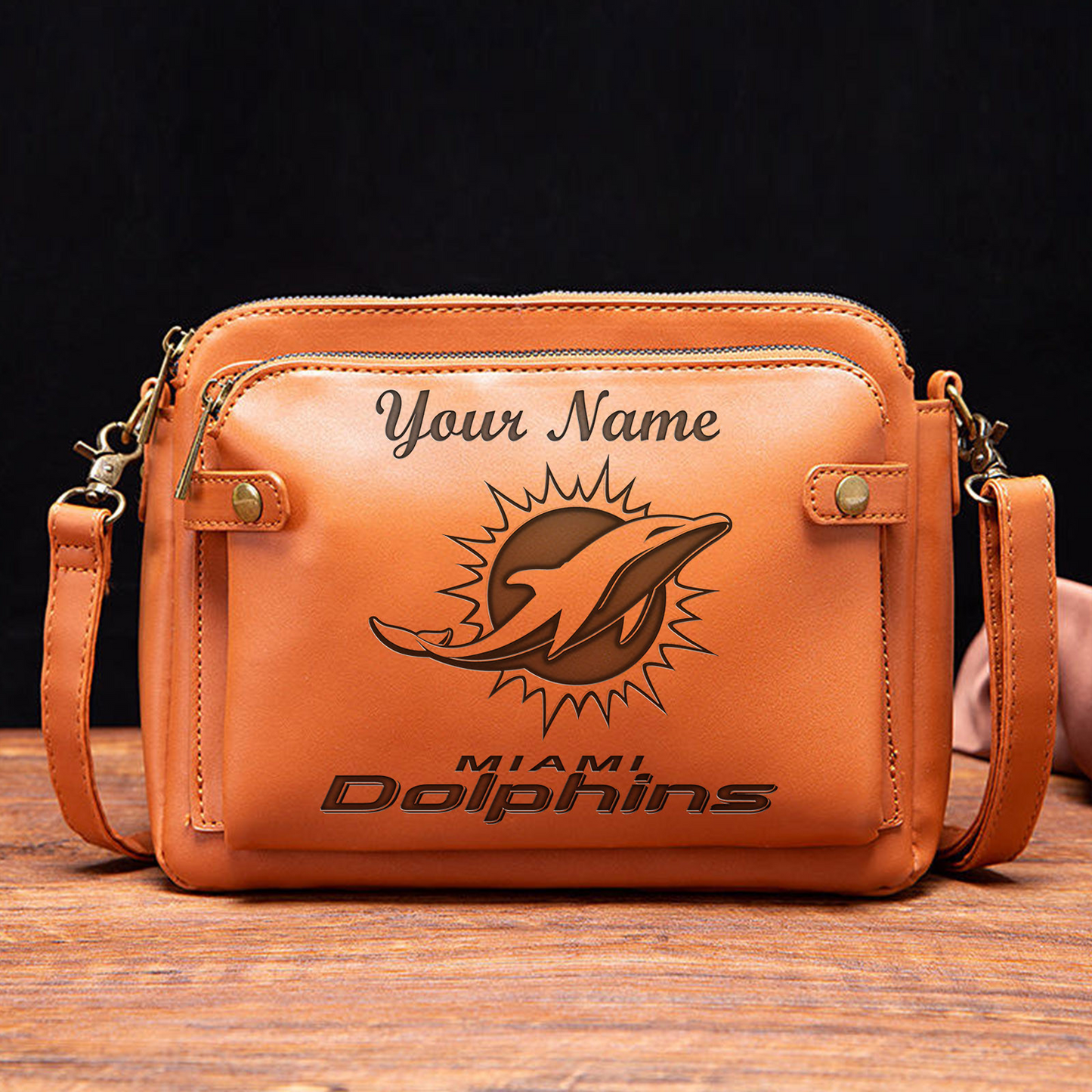 MIA x NFL Shoulder Crossbody Handbag DATND TANTD