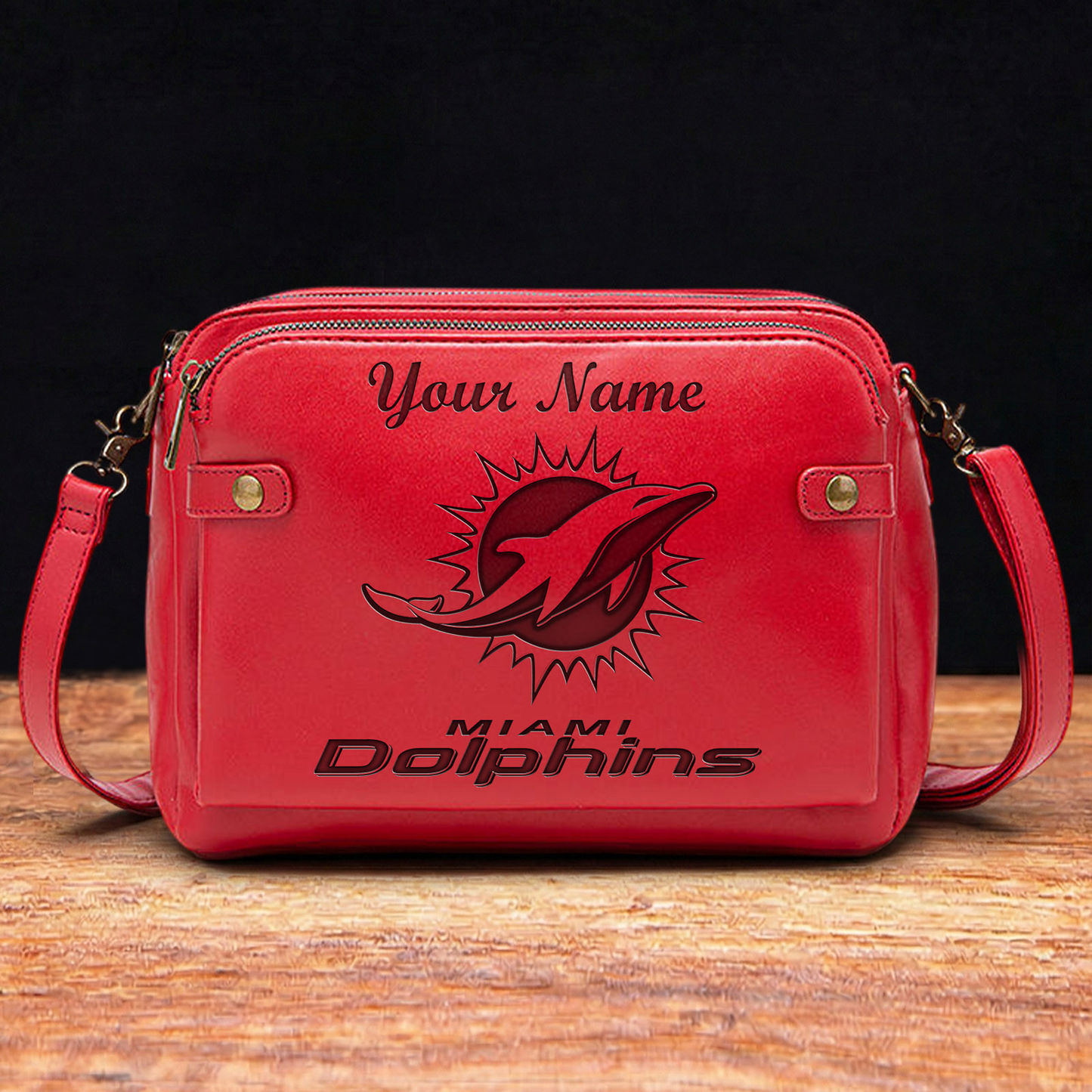 MIA x NFL Shoulder Crossbody Handbag DATND TANTD